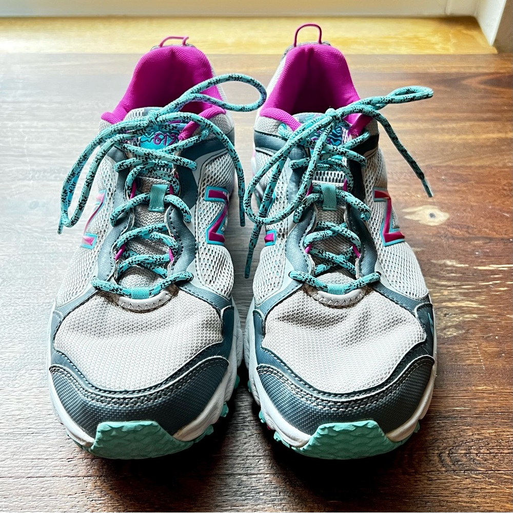 ✨ Closet Refresh - New Balance Trail 612 All Terrain Gray & Pink Hiking Shoes - Picture 3 of 12
